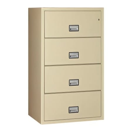Phoenix Safe International Phoenix Safe Lateral 31" 4-Drawer Fire and Water Resistant File Cabinet, Putty - LAT4W31P LAT4W31P